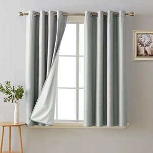 Deconovo Solid Blackout Curtains Thermal Insulated