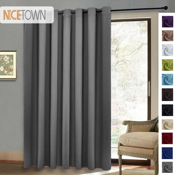 NICETOWN Extra Wide Patio Door Curtain